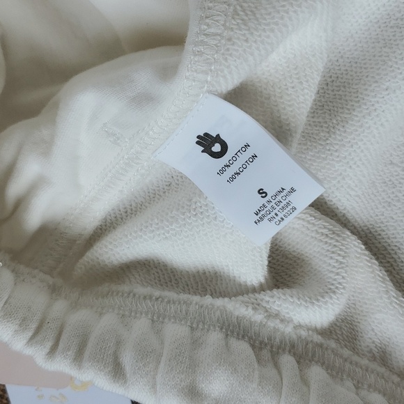 NWT SPIRITUAL GANGSTER OPTIMIST LAGUNA SWEATPANT IN CREAM SZ SMALL - Picture 13 of 15